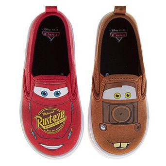 Disney Pixar Best Friends Cars Boys' Slip-On Canvas Shoes (Toddlers/Little Kids)
