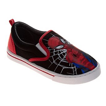 Marvel Web-Slinging Hero Spider-Man Boys' Slip-On Canvas Shoes (Toddlers/Little Kids)