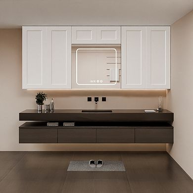 Solid Wood Shaker Short Wall Cabinet