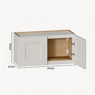 Solid Wood Shaker Short Wall Cabinet