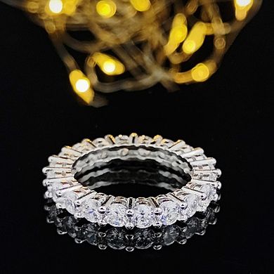 14K Gold Plated Cubic Zirconia Stackable Statement Ring