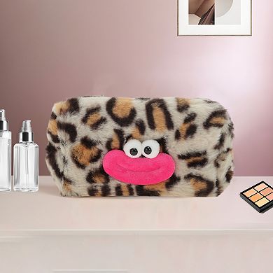 Leopard Printing Drawstring Bag for Vacation Business Travel