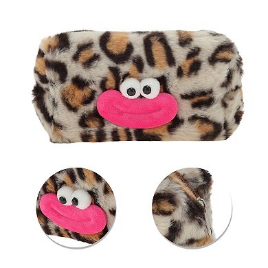 Leopard Printing Drawstring Bag for Vacation Business Travel