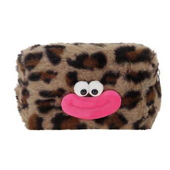 Leopard Printing Drawstring Bag for Vacation Business Travel