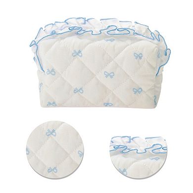 Lace Bow Ruffles Bag for Business Travel