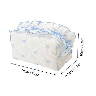 Lace Bow Ruffles Bag for Business Travel