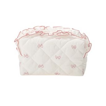 Lace Bow Ruffles Bag for Business Travel