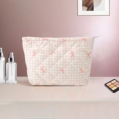 Plaid Bow Bag for Business Travel