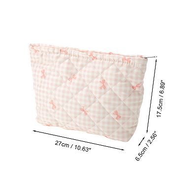 Plaid Bow Bag for Business Travel