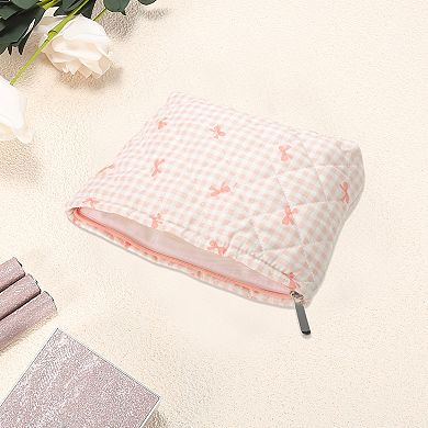 Plaid Bow Bag for Business Travel