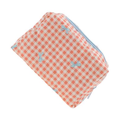 Plaid Bow Bag for Travel Vacation