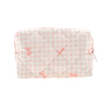 Plaid Bow Bag for Travel Vacation