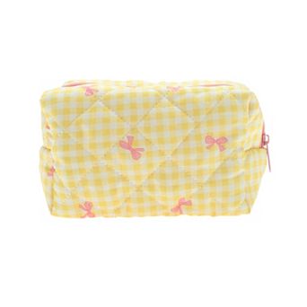Plaid Bow Bag for Travel Vacation