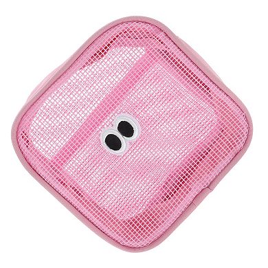 Square Bean Eye Bag for Travel Vacation