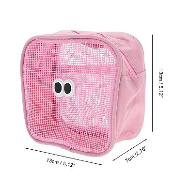 Square Bean Eye Bag for Travel Vacation
