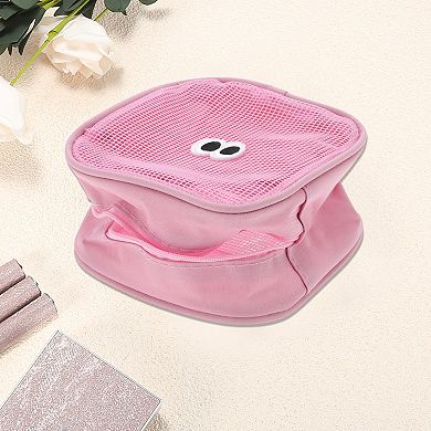 Square Bean Eye Bag for Travel Vacation