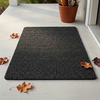 Outdoor Doormat, Waterproof Polypropylene Front Door Mat, Non-Slip Scraper Welcome Mat 26"x17"