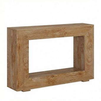 Tribesigns Farmhouse Console Table, 47" Rustic Wood Entryway Sofa Table with Storage