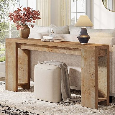 Tribesigns 70.9" Wood Console Table, Farmhouse Sofa Table Entryway Table