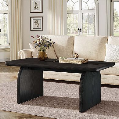 Tribesigns 47" Coffee Table Farmhouse Wood Rectangular Living Room Table
