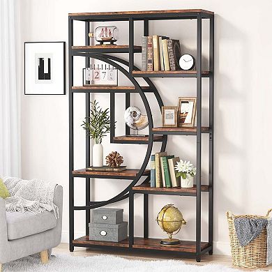 Tribesigns Freestanding Bookshelf, 68.9" Etagere Bookcase with 9 Open Shelves