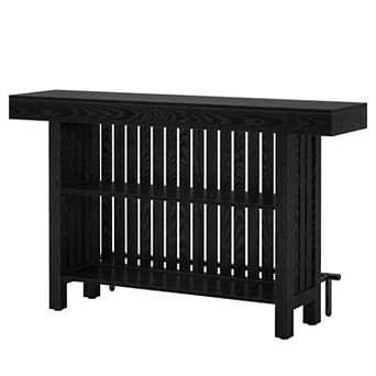 Tribesigns Large Home Bar Unit, 2 tier Mini Bar Table