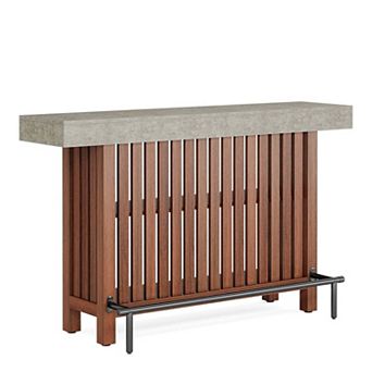 Tribesigns Large Home Bar Unit, 2 tier Mini Bar Table