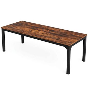 Tribesigns Rectangular Dining Table, 78 inch Long Kitchen Table for 6-8 People