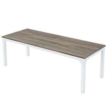 Tribesigns Rectangular Dining Table, 78 inch Long Kitchen Table for 6-8 People