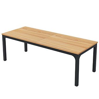 Tribesigns Rectangular Dining Table, 78 inch Long Kitchen Table for 6-8 People