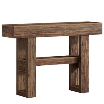 Tribesigns 41.3" Console Table, 2 tier Narrow Sofa Entryway Table with Storage