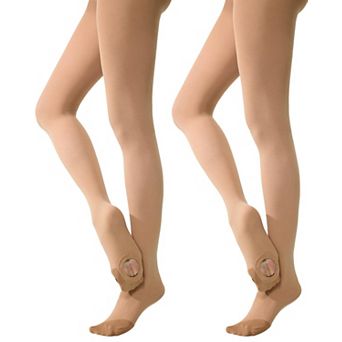 Ultra Soft Convertible Dance Tights For Women 2 Pack Breathable Stretch Comfort