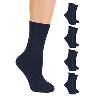 Soft Cotton Casual Crew Socks Comfortable Durable Everyday Wear