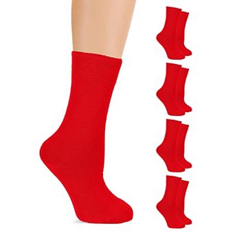 Soft Cotton Casual Crew Socks Comfortable Durable Everyday Wear