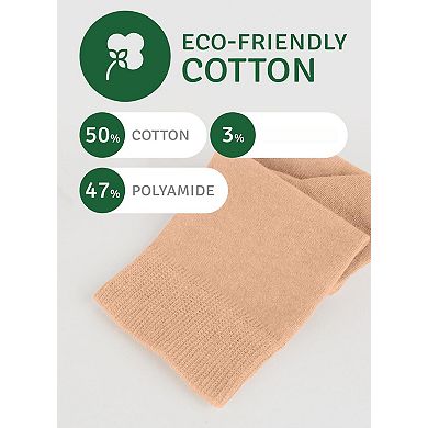Soft Casual Cotton Crew Socks Durable Comfort Everyday Wear