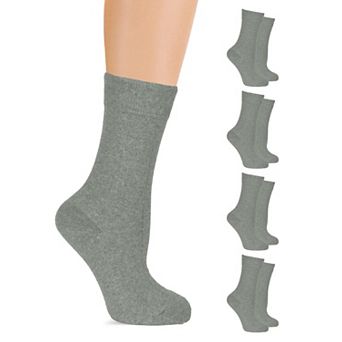 Soft Casual Cotton Crew Socks Durable Comfort Everyday Wear
