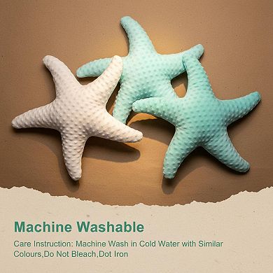 Starfish Throw Pillow Beach Theme Decor Soft PP Cotton Couch Bed Home Accent
