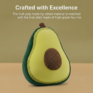 Fruit Shaped Throw Pillow Decorative Cushion for Couch Bed Chair Soft Fluffy Machine Washable