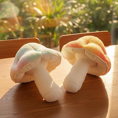 Mushroom Pillow Floor Sofa Cushion Lamb Cashmere Comfortable Decor Reading