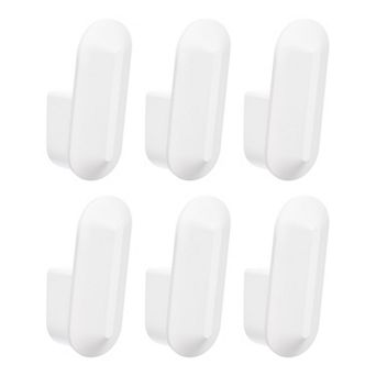 Coat Rack Wall Mount Aluminum Coat Hook Hat Rack Wall Hooks for Hanging 6 pc