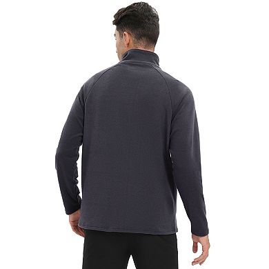 Men's Long Sleeve Stand Collar Half Zip Sweatshirts