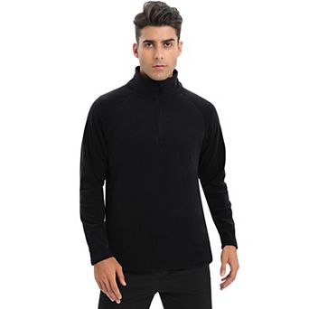 Men's Long Sleeve Stand Collar Half Zip Sweatshirts