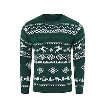 Men's Crew Neck Long Sleeve Pullover Christmas Sweater