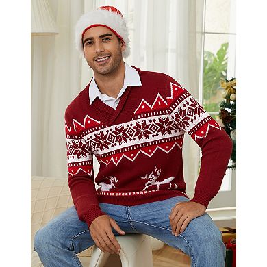 Men's Christmas Long Sleeve Pullover Sweater