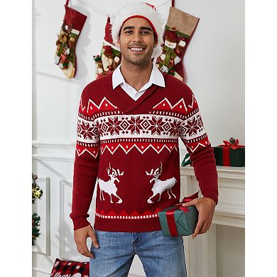 Men's Christmas Long Sleeve Pullover Sweater