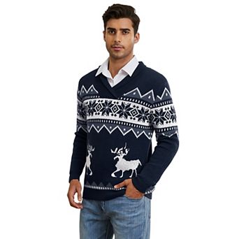 Men's Christmas Long Sleeve Pullover Sweater
