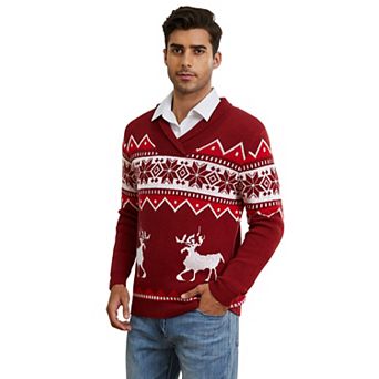 Men's Christmas Long Sleeve Pullover Sweater