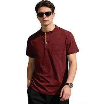 Men’s Short Sleeve Polo T-Shirt Stretch Cotton Blend Casual Top