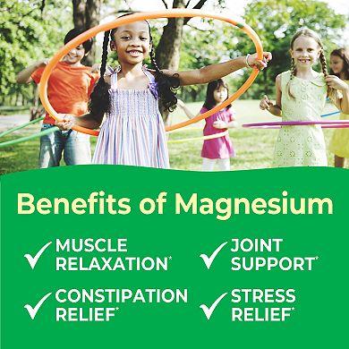 VitaWorks® Magnessium Supplement for Kids Chewable - for Muscle Function, 120 Chewables