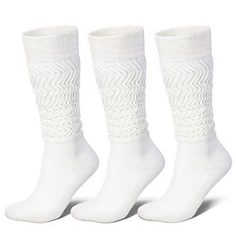 Women Merino Slouch Boot Socks 3 Pack Soft Warm Cozy Casual Wear